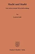 E-Book (pdf) Macht und Markt. von Joachim Kahl
