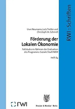 E-Book (pdf) Förderung der Lokalen Ökonomie. von Christoph M. Schmidt