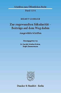 E-Book (pdf) Zur zugewandten Säkularität - Beiträge auf dem Weg dahin. von Helmut Goerlich