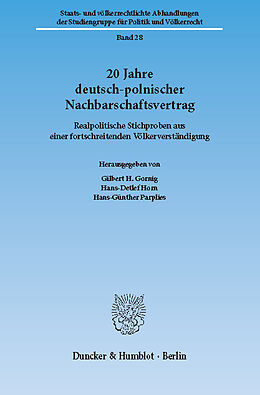 E-Book (pdf) 20 Jahre Deutsch-Polnischer Nachbarschaftsvertrag. von 