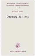E-Book (pdf) Öffentliche Philosophie. von Andreas Heuer