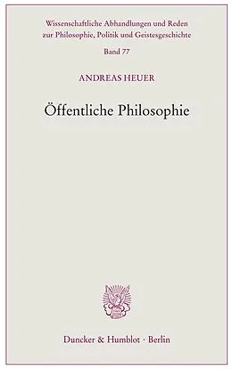 E-Book (pdf) Öffentliche Philosophie. von Andreas Heuer