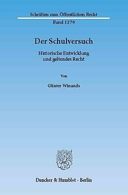 E-Book (pdf) Der Schulversuch. von Günter Winands