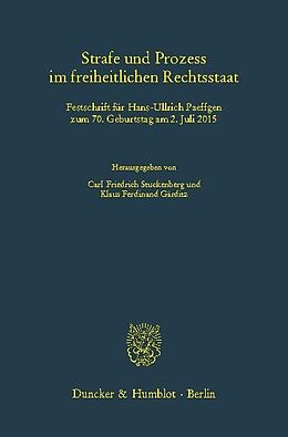 E-Book (pdf) Strafe und Prozess im freiheitlichen Rechtsstaat. von 
