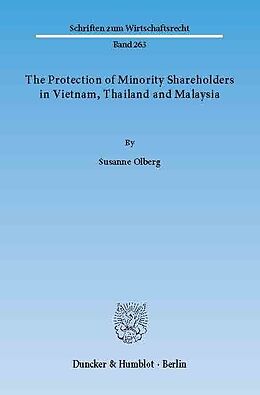 E-Book (pdf) The Protection of Minority Shareholders in Vietnam, Thailand and Malaysia. von Susanne Olberg