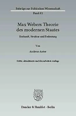 E-Book (pdf) Max Webers Theorie des modernen Staates. von Andreas Anter