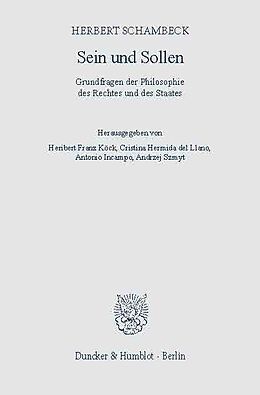 E-Book (pdf) Sein und Sollen. von Herbert Schambeck