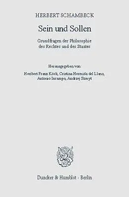 E-Book (pdf) Sein und Sollen. von Herbert Schambeck