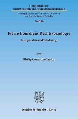 E-Book (pdf) Pierre Bourdieus Rechtssoziologie. von Philip Conradin-Triaca