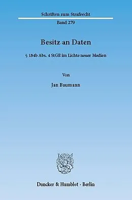 E-Book (pdf) Besitz an Daten. von Jan Baumann