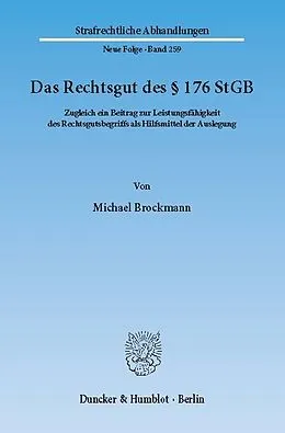 E-Book (pdf) Das Rechtsgut des § 176 StGB. von Michael Brockmann
