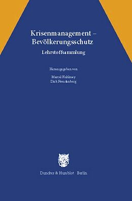 E-Book (pdf) Krisenmanagement - Bevölkerungsschutz. von 
