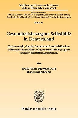E-Book (pdf) Gesundheitsbezogene Selbsthilfe in Deutschland. von Francis Langenhorst