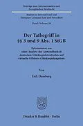 E-Book (pdf) Der Tatbegriff in §§ 3 und 9 Abs. 1 StGB. von Erik Duesberg