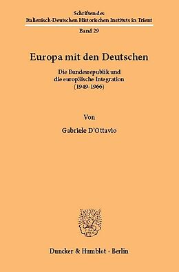 E-Book (pdf) Europa mit den Deutschen. von Gabriele D'Ottavio