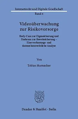 E-Book (pdf) Videoüberwachung zur Risikovorsorge. von Tobias Starnecker