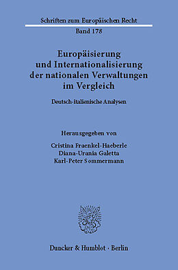 E-Book (pdf) Europäisierung und Internationalisierung der nationalen Verwaltungen im Vergleich. von 