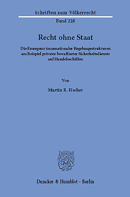 E-Book (pdf) Recht ohne Staat. von Martin R. Fischer