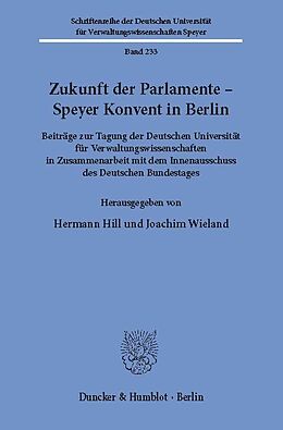 E-Book (pdf) Zukunft der Parlamente - Speyer Konvent in Berlin. von 