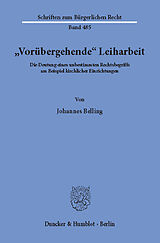 E-Book (pdf) »Vorübergehende« Leiharbeit. von Johannes Belling