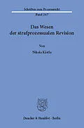 E-Book (pdf) Das Wesen der strafprozessualen Revision. von Nikola Kästle
