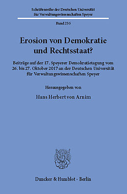 E-Book (pdf) Erosion von Demokratie und Rechtsstaat? von 
