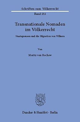 E-Book (pdf) Transnationale Nomaden im Völkerrecht. von Moritz von Rochow