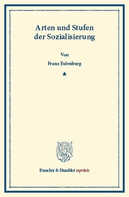 E-Book (pdf) Arten und Stufen der Sozialisierung. von Franz Eulenburg