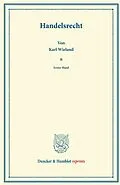 E-Book (pdf) Handelsrecht. von Karl Wieland