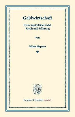 E-Book (pdf) Geldwirtschaft. von Walter Huppert