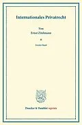E-Book (pdf) Internationales Privatrecht. von Ernst Zitelmann
