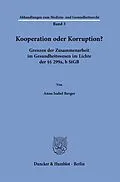 E-Book (pdf) Kooperation oder Korruption? von Anna Isabel Berger