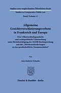 E-Book (pdf) Allgemeine Gesichtsverschleierungsverbote in Frankreich und Europa. von Ann-Kathrin Schaube