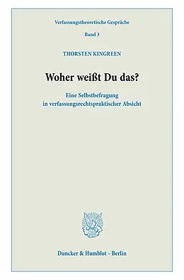 E-Book (pdf) Woher weißt Du das? von Thorsten Kingreen