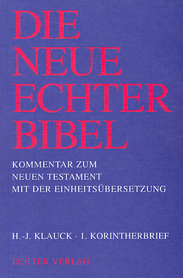 Paperback Die Neue Echter-Bibel. Kommentar / 1. Korintherbrief von Hans J Klauck