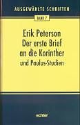 Fester Einband Ausgewählte Schriften / Der erste Brief an die Korinther von Erik Peterson