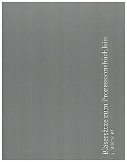  Notenblätter Bläsersätze zum Prozessionsbüchlein Diözese Würzburg zum Neuen GL