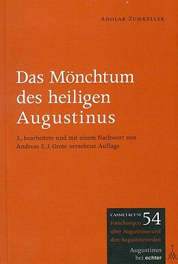 Paperback Das Mönchtum des heiligen Augustinus von Adolar Zumkeller