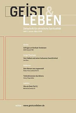 E-Book (pdf) Geist & Leben 1/2018 von Echter Verlag