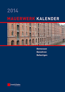 Fester Einband Mauerwerk-Kalender / Mauerwerk-Kalender 2014 von Wolfram Jäger