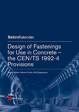 eBook (epub) Design of Fastenings for Use in Concrete de Rainer Mallée, Rolf Eligehausen