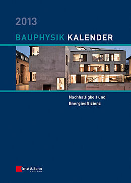 E-Book (pdf) Bauphysik-Kalender / Bauphysik-Kalender 2013 von 