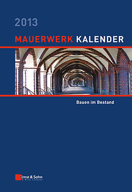 E-Book (epub) Mauerwerk-Kalender / Mauerwerk-Kalender 2013 von 