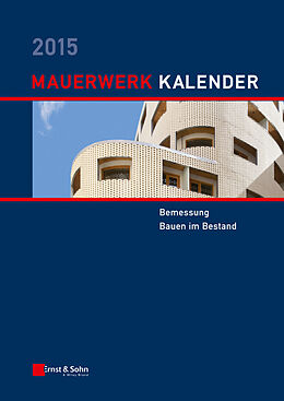 E-Book (pdf) Mauerwerk-Kalender / Mauerwerk-Kalender 2015 von Wolfram Jäger