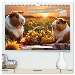 Kalender (Kal) Meerschweinchen mal anders! (hochwertiger Premium Wandkalender 2025 DIN A2 quer), Kunstdruck in Hochglanz von Heidi Spiegler
