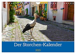 Kalender (Kal) Der Storchenkalender (Wandkalender 2025 DIN A4 quer), CALVENDO Monatskalender von Tanja Voigt