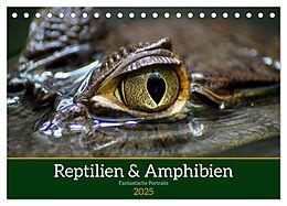 Kalender (Kal) Reptilien &amp; Amphibien Portraits (Tischkalender 2025 DIN A5 quer), CALVENDO Monatskalender von Klaus Vartzbed