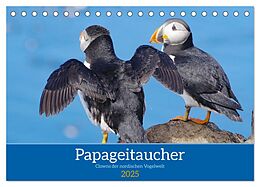 Kalender (Kal) Papageitaucher - Clowns der nordischen Vogelwelt (Tischkalender 2025 DIN A5 quer), CALVENDO Monatskalender von Reinhard Pantke