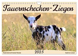 Kalender (Kal) Tauernschecken-Ziegen (Wandkalender 2025 DIN A4 quer), CALVENDO Monatskalender von Sabine Löwer