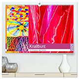 Kalender Knallbunt - Ein Potpourri der Farben (hochwertiger Premium Wandkalender 2025 DIN A2 quer), Kunstdruck in Hochglanz von Bettina Hackstein